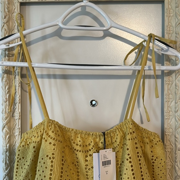 GREYLIN | Anthropologie Lucy Yellow Eyelet Tank - Picture 8 of 16